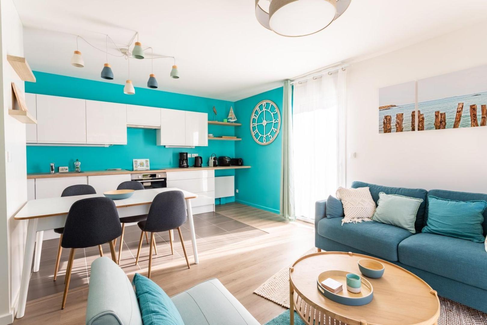 Le Celadon - Joli T3 Moderne - 2 Chambres Avec Cancale Bagian luar foto